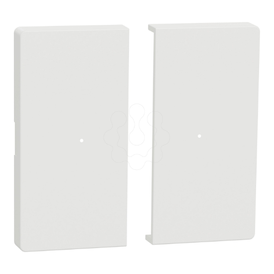 Imagem de D-Life - Tecla botao pressao duplo - Branco Mate