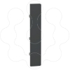 Imagem de Push button KNX Merten System Design 1gang rockers Anthracite