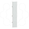 Imagem de Push button KNX Merten System Design 1gang rockers lotus white