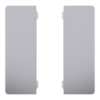 Imagem de Push button KNX Merten System Design 2gang rockers stainless steel