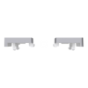 Imagem de Push button KNX Merten System Design 2gang rockers stainless steel