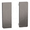 Imagem de Push button KNX Merten System Design 2gang rockers nickel metallic