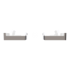 Imagem de Push button KNX Merten System Design 2gang rockers nickel metallic