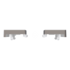 Imagem de Push button KNX Merten System Design 2gang rockers nickel metallic