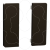 Imagem de Push button KNX Merten System Design 2gang rockers mocca metallic