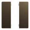 Imagem de Push button KNX Merten System Design 2gang rockers mocca metallic