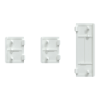 Imagem de Push button KNX Merten System Design 3gang rockers lotus white
