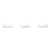 Imagem de Push button KNX Merten System Design 3gang rockers lotus white