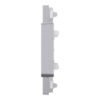 Imagem de Push button KNX Merten System Design 3gang rockers stainless steel