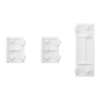 Imagem de Push button KNX Merten System Design 3gang rockers stainless steel