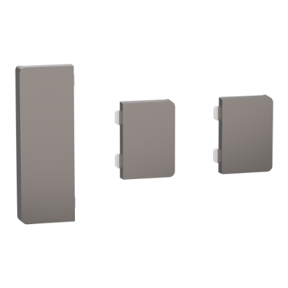 Mostrar detalhes para Push button KNX Merten System Design 3gang rockers nickel metallic Imagem de Push button KNX Merten System Design 3gang rockers nickel metallic