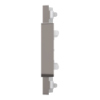 Imagem de Push button KNX Merten System Design 3gang rockers nickel metallic