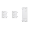 Imagem de Push button KNX Merten System Design 3gang rockers nickel metallic