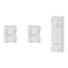Imagem de Push button KNX Merten System Design 3gang rockers mocca metallic