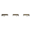 Imagem de Push button KNX Merten System Design 3gang rockers mocca metallic