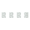 Imagem de Push button KNX Merten System Design 4gang rockers Anthracite