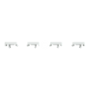 Imagem de Push button KNX Merten System Design 4gang rockers lotus white