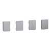 Imagem de Push button KNX Merten System Design 4gang rockers stainless steel