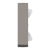 Imagem de Push button KNX Merten System Design 4gang rockers nickel metallic
