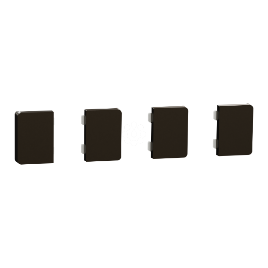 Imagem de Push button KNX Merten System Design 4gang rockers mocca metallic