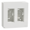 Imagem de Nova Unica System - Posto de trabalho - saliente - 2 colunas - antibacteriano - Branco
