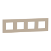 Imagem de Nova Unica   Quadro 4 elementos Deco Taupe