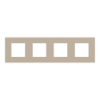 Imagem de Nova Unica   Quadro 4 elementos Deco Taupe