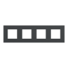 Imagem de Nova Unica   Quadro 4 elementos Deco Antracite
