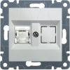 Imagem de lumina 2 RJ45 Cat.6 UTP simples branco
