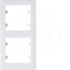 Imagem de lumina 2 Quadro x2 vertical branco