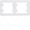 Imagem de lumina 2 Quadro x2 horizontal branco