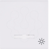 Imagem de lumina 2 Tecla c/visor simb. luz branco