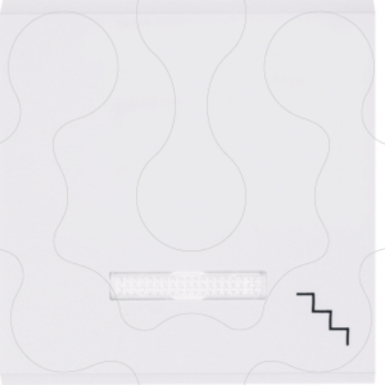 Imagem de lumina 2 Tecla c/visor escadas branco