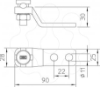 Imagem de Conector com componente de ligacao 8 10mm St F