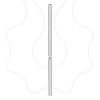 Imagem de Vara isolante 6000mm GFK