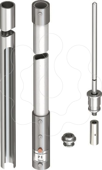 Imagem de Haste captora isolada+saida para cabo isCon interior 6000mm GFK