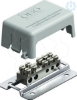 Imagem de Barra equipotencial para pequenas instalacoes 72x45mm CuZn cinzento