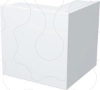 Imagem de Angulo externo com tampa 60x200mm St FSK branco puro 9010