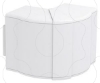 Imagem de Angulo externo variavel 70x110mm PC/ABS branco puro 9010