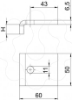 Imagem de Fixacao para vigas de aco 10 mm 60x50 St FT
