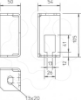 Imagem de Suporte de teto antifogo para manutencao de funcoes 105x50x54 St FT