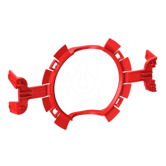 Imagem de Quick Fix UP para caixa de encastrar O60mm PP vermelho