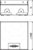 Imagem de Caixa de pavimento com tomada VDE 140x140x75 A2