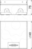 Imagem de Caixa de pavimento com tomada VDE 140x140x75 A2