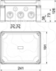 Imagem de Caixa de derivacao Terminal ramal linha principal 240x191x125 PC cinzento claro 7035