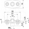 Imagem de Abracadeira metalica com rosca M6 10 12mm St FT
