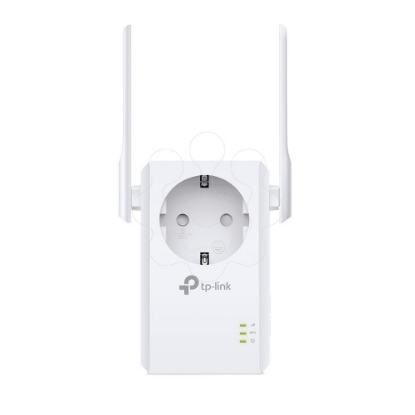 Mostrar detalhes para Wi-Fi Range Extender 300Mbps com tomada de energia Imagem de Wi-Fi Range Extender 300Mbps com tomada de energia