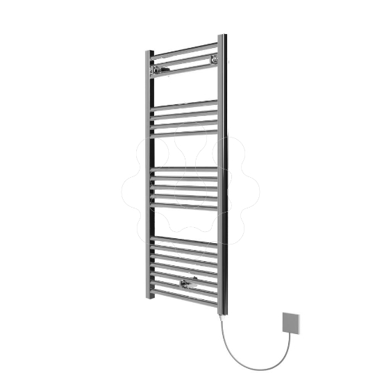 Imagem de Toalheiro Eletrico ELBA Cabo 300W 500mm cromado