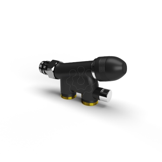 Imagem de Valvula Monotubo Vertical HYDRA preto