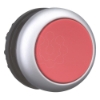 Imagem de Pulsador rasante, 22 mm, Retorno, Rojo, Anillo Titanio